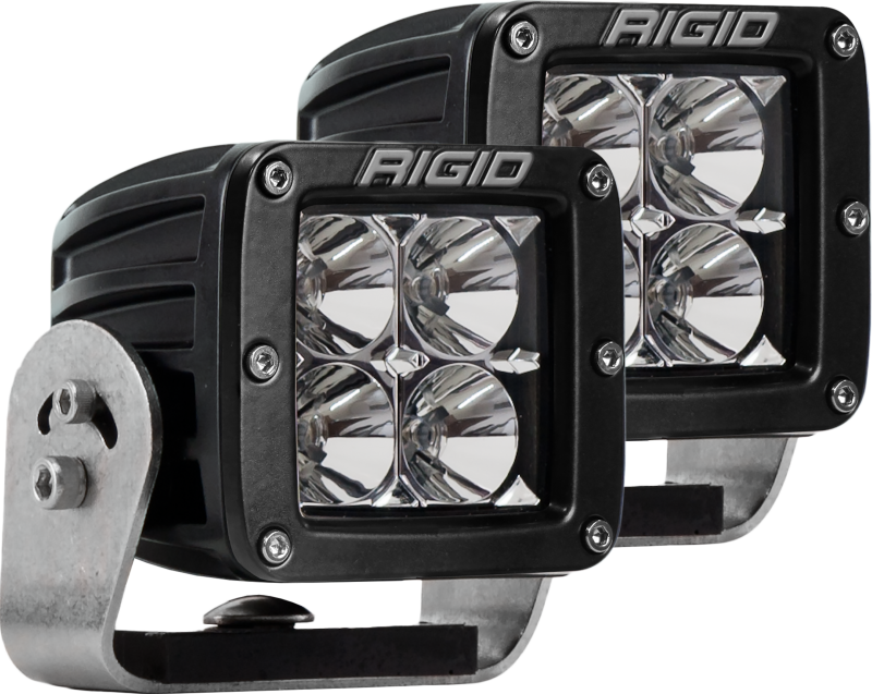 Rigid Industries Dually HD Black- Flood - Set of 2