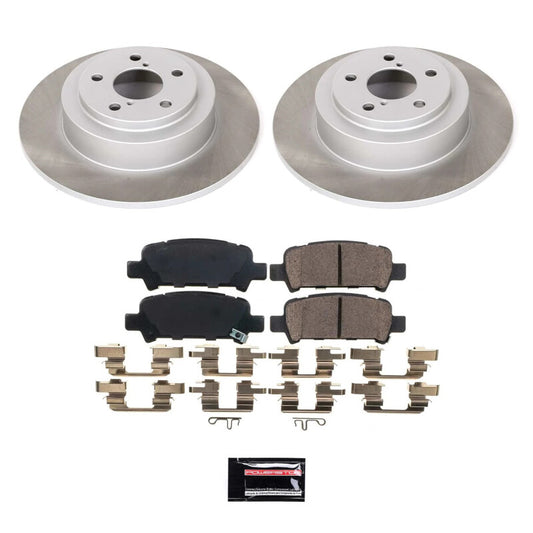 Power Stop 00-04 Subaru Outback Rear Semi-Coated Rotor Kit