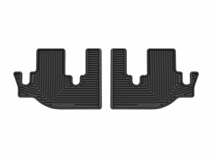 WeatherTech 19-26 Subaru Ascent 2nd Row Rear All-Weather Floor Mats - Black