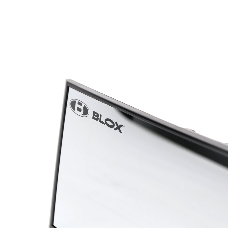 BLOX Racing 290mm Convex Mirror Black Frame No Tint