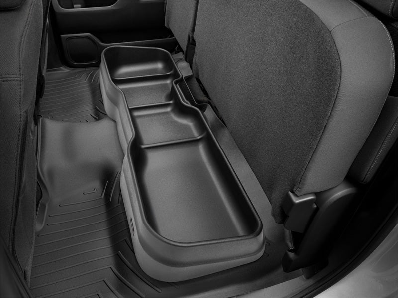 WeatherTech 05-20 Nissan Frontier Crew Cab (No Rockford Fasgate) Underseat Storage System - Black