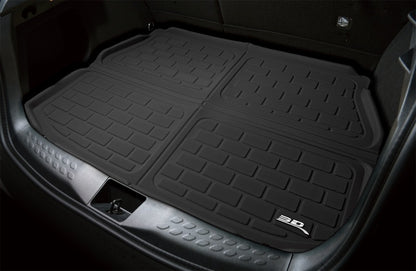 3D MAXpider 17-24 Chrysler Pacifica Behind 3Rd Row Kagu Black Cargo Liner