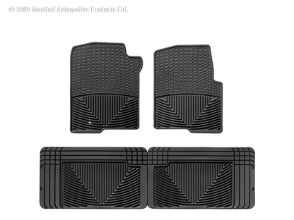 WT Rubber Mats - Rear - Blk