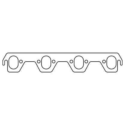 Cometic Ford 302/351 Small Block V8 .094in HTG Exhaust Manifold Gskt Set-1.750in x 1.250in Oval Port