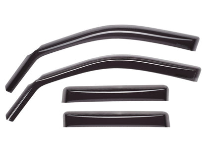 WeatherTech 13-18 Hyundai Santa Fe Front Rear Side Window Deflectors - Dark Smoke