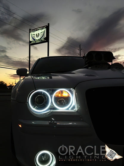 Oracle 05-10 Chrysler 300C LED Fog Light Halo Kit - Green