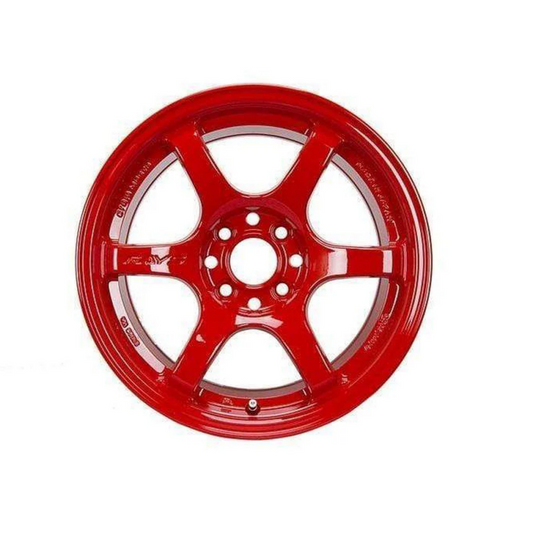 Gram Lights 57DR 15x8.0 +35 5x114.3 Red Wheel