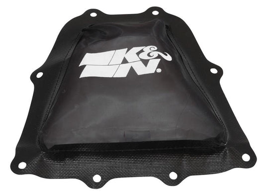 K&N Drycharger Wrap Black 7.313in L 7.25in W 1.313in H