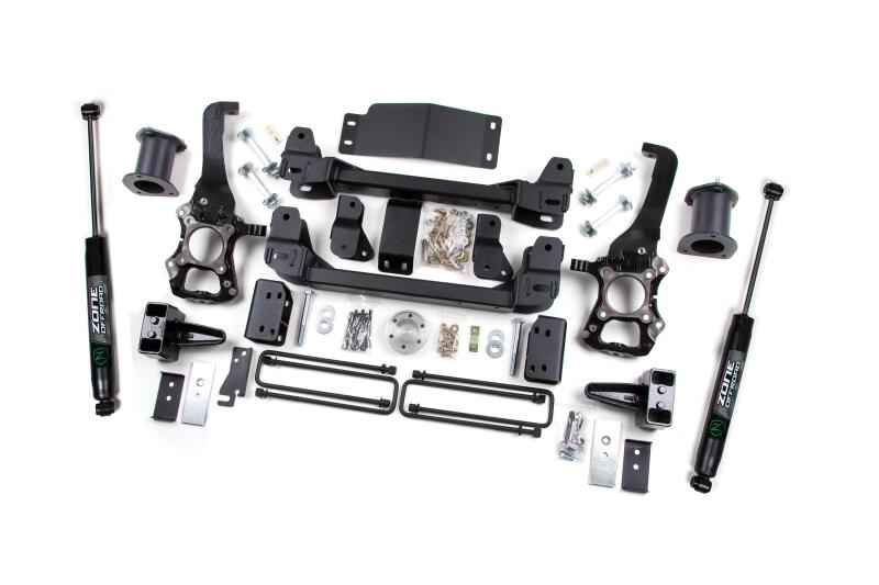 Zone Offroad 2014 Ford F-150 6in Suspension System - 4in Rear Block