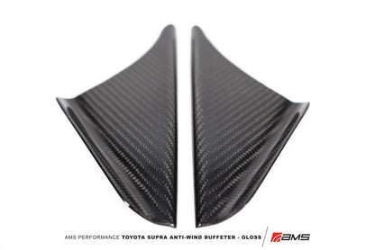 AMS Performance 2020+ Toyota GR Supra Anti-Wind Buffeting Kit - Gloss Carbon