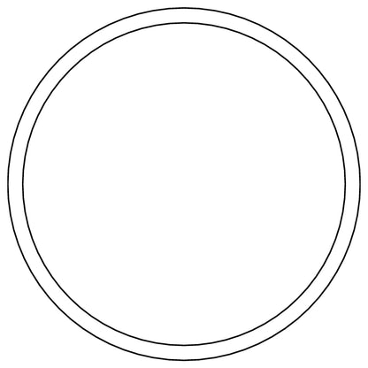 Cometic Holley Airhorn .020in Fiber Carburetor Gasket