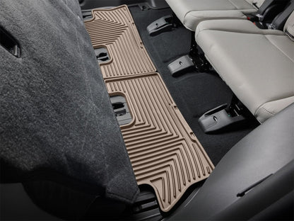 WeatherTech 24-26 Hyundai Santa Fe 2nd Row Rear All-Weather Floor Mats - Tan