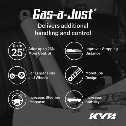 KYB 17-20 Ford F-250 4WD / 17-22 F-350 4WD (Exc. Cab & Chassis) Gas-a-Just Gas Shock - Rear