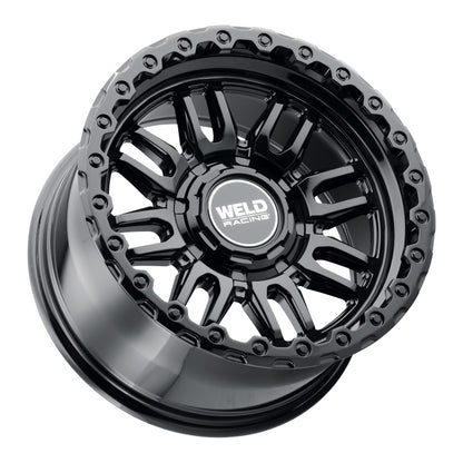 Weld Off-Road Swift 17x9in - 6x135 / 6x139.7 BP - ET-12 - 106.1mm CB - Gloss Black Wheel & Ring