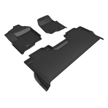 3D MAXpider 17-26 Ford F-250/F-350/F-450/550 Crew Cab Kagu Black Full Set