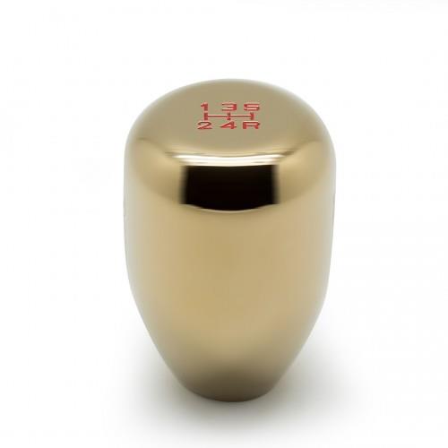 BLOX Racing Limited Series 6-Speed Billet Shift Knob - Platinum 12x1.25mm