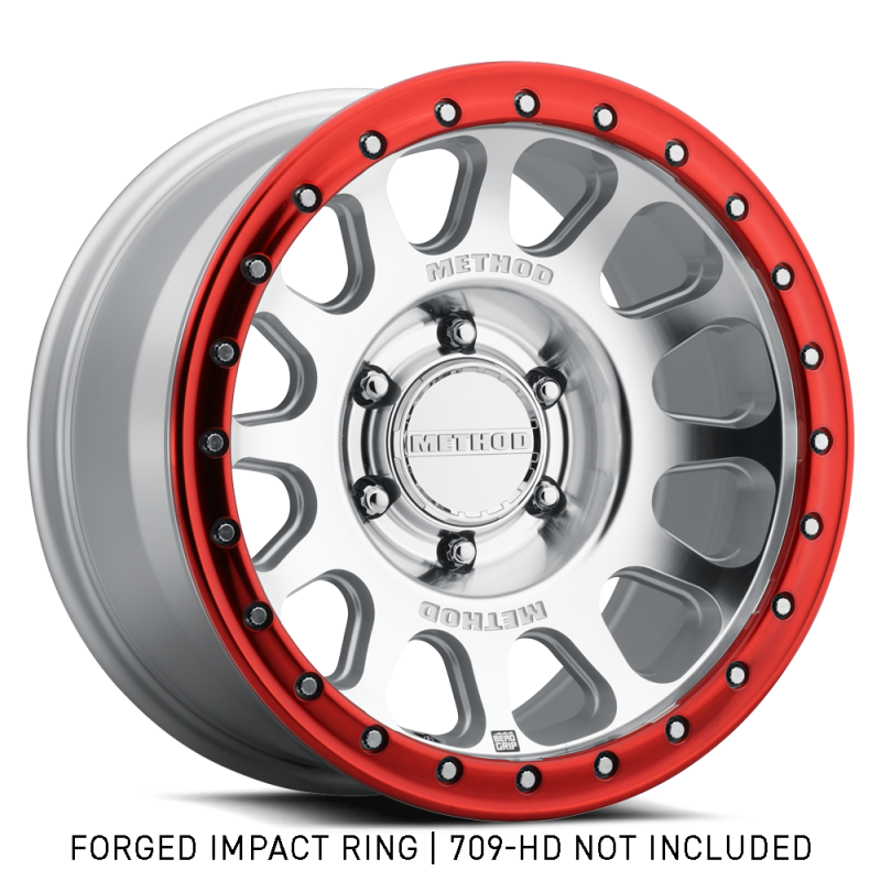 Method Beadlock Ring - 20in Forged - Style 1 - Red
