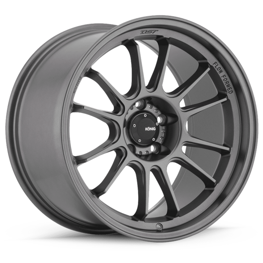 Konig Hypergram 19X11B 5X114.3 ET40 Matte Grey Flow Formed