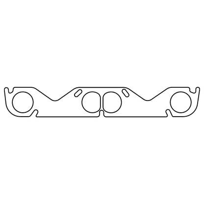 Cometic Chevy Gen1 SB V8 .060in HTS Exhaust Mani Gasket Set-2.00in Round Port-Hooker/Stahl Bolt Patt