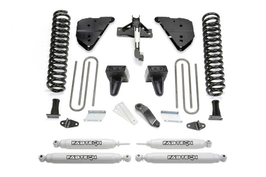 Fabtech 23-24 Ford F250/350 4WD Diesel 4in Basic System w/ Performance Shocks