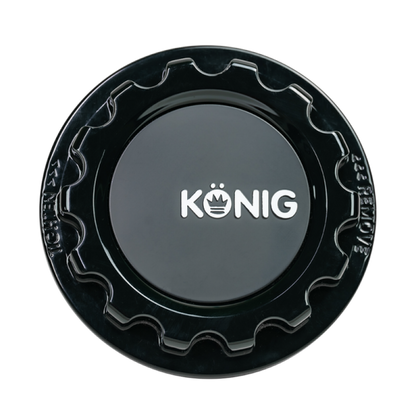 Konig MRK1 Gloss Black Gear Cap w/ Logo