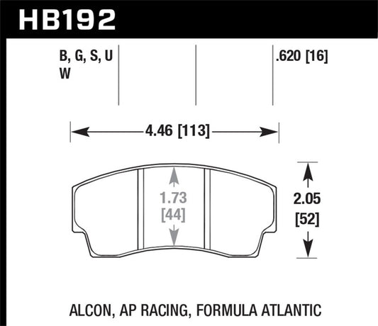 Hawk Performance ER-1 Motorsport Brake Pads
