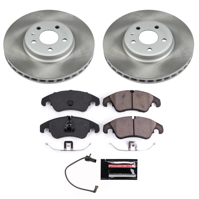 Power Stop 09-11 Audi Q5 Front Semi-Coated Rotor Kit