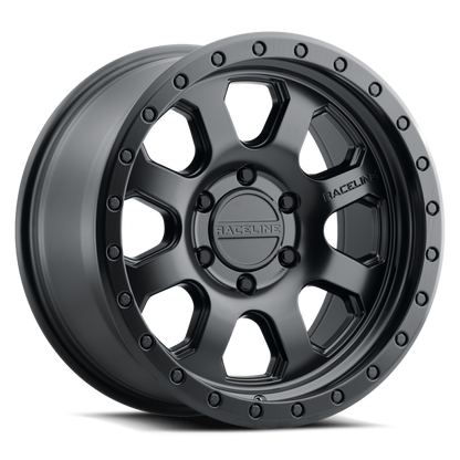 Raceline 959B Avenger 2.0 18x9 / ET0 / 6x139.7 / 4.75 BS - Satin Black