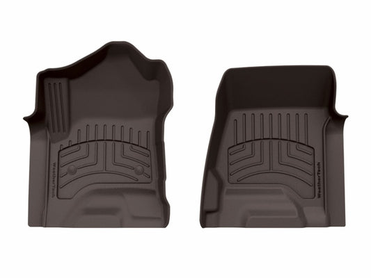 WeatherTech 15-19 Chevrolet Silverado 1st Row Front FloorLiner HP - Cocoa
