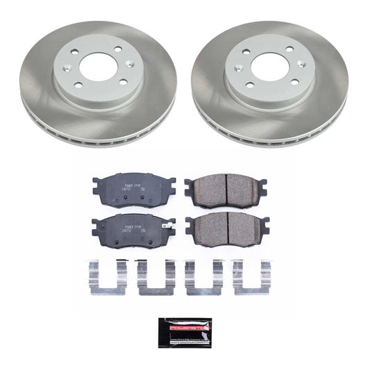 Power Stop 06-11 Kia Rio5 Front Semi-Coated Rotor Kit