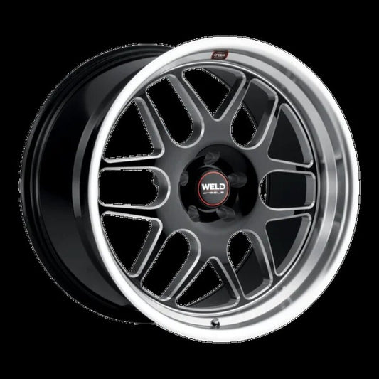 Weld Solana 18x12 / 5x120.65 BP / ET50 / 70.3mm Bore - Gloss Black MIL DIA Wheel