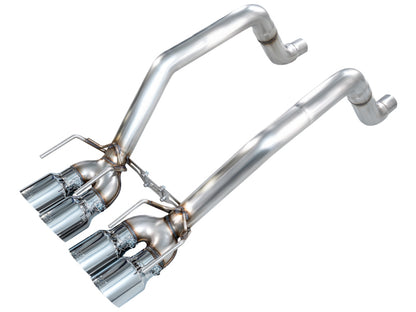AWE Tuning 09-13 Chevrolet Corvette 6.2L Track Edition Axle-Back Exhaust w/ Chrome Silver Tips