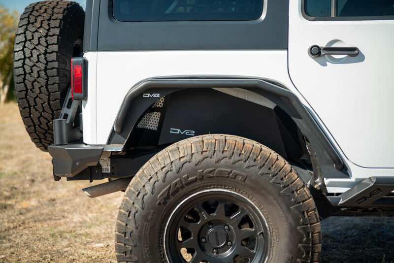 DV8 Offroad  07-18 Jeep Wrangler JK Rear Inner Fender - Satin Black