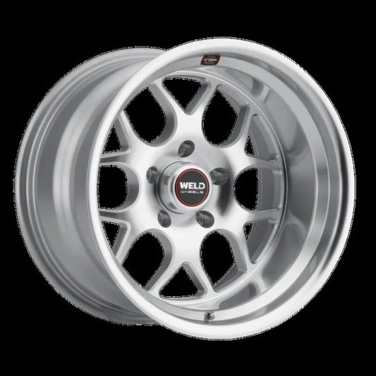 Weld Solana 18x8 / 5x127 BP / ET0 / 78.1mm Bore - Gloss Silver Machined Wheel