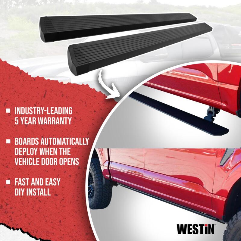 Westin 11-23 Ram 2500/3500 Crew Cab (Excl. Cab w/Def Tanks) Pro-e Electric Running Boards - Tex. Blk