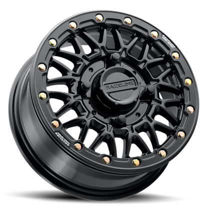 Raceline A15 Omega 15x6in / 4x156 BP / 40mm Offset / 132.5mm Bore - Gloss Black