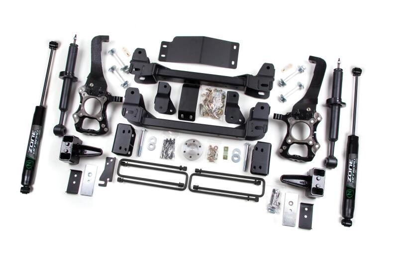 Zone Offroad 09-13 Ford F-150 6in Suspension System - 4in Rear Block
