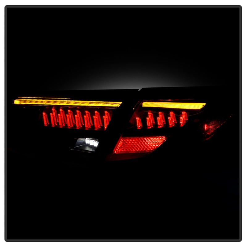 Spyder Apex 22-24 Honda Civic 5-Door LED Tail Lights - Black (ALT-YD-HC225DAP-SEQGR-BK)