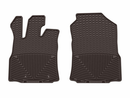 WeatherTech 19-26 Subaru Ascent 1st Row Front All-Weather Floor Mats - Cocoa