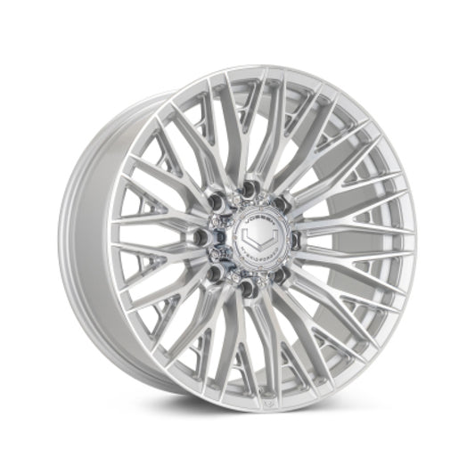 Vossen HFX-6 - 22x12 - 8x165.1 - ET-44 - Ultra Deep Face - 125.1 - Silver Polished Wheel