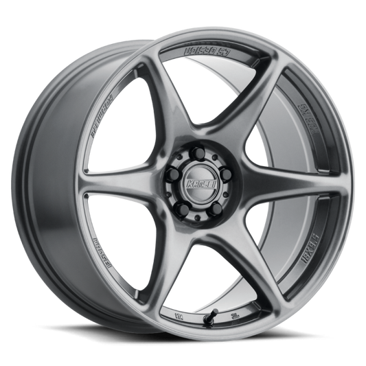 Kansei K11G Tandem 18x9.5in / 5x100 BP / 22mm Offset / 73.1mm Bore - Gunmetal Wheel