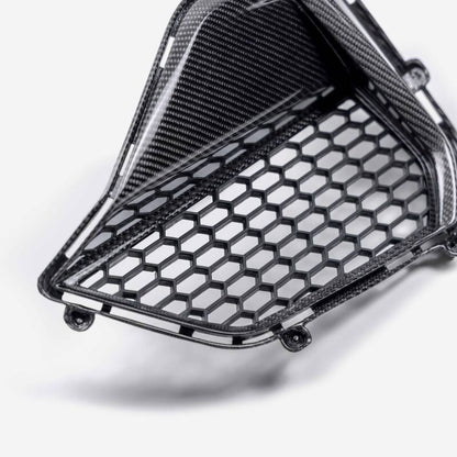 Anderson Composites 2024 Ford Mustang GT Carbon Fiber Front Bumper Inserts