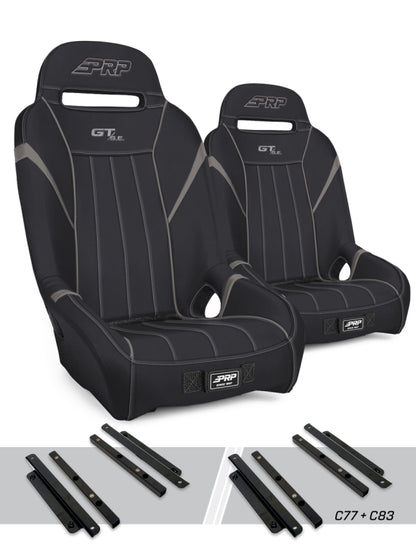 PRP GT/S.E. Suspension Seats Kit for Polaris General, RZR S 900, 900 Trail, Trail, XP 1000, Turbo, T