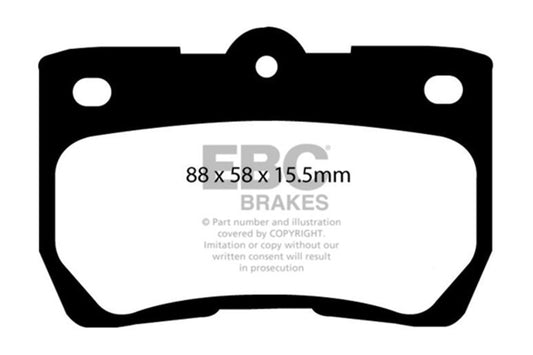 EBC S20 Brake Pad and Rotor Kit