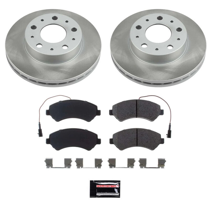 Power Stop 14-21 Ram ProMaster 3500 Front Semi-Coated Rotor Kit