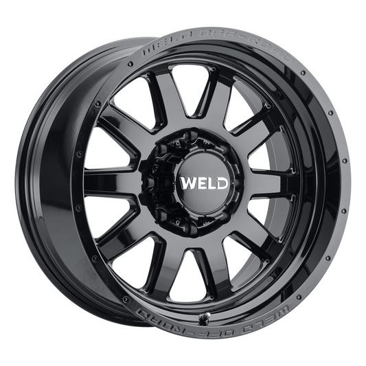 Weld Stealth 20x9 / 8x180 / 5.01 BS / 124.3 HB - Gloss Black - Non-BL Wheel