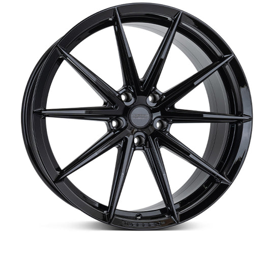 Vossen HFX-2 20x10.5 - 5x120 - ET38 - Deep - 72.56 - Gloss Black Wheel