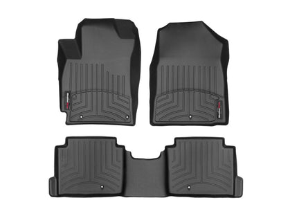 Weathertech 2017+ Hyundai Elantra Front & Rear Floorliners - Black