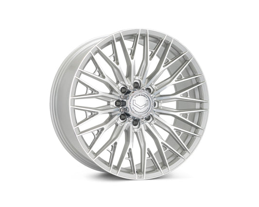 Vossen HFX-6 20x9 / 8x165.1 / ET18 / 125.1 / Deep - Silver Polished Wheel