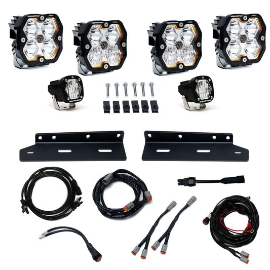 Baja Designs 21-25 Ford Raptor Squadron Pro 2.0/S1 Fog Pocket Kit (Multi Patterns) - Clear